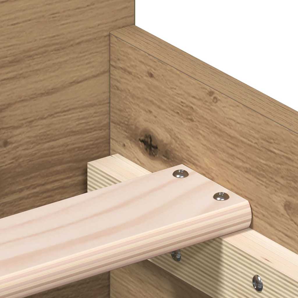 Giroletto senza Materasso Rovere Artigianale 75x190 cm | homemem39