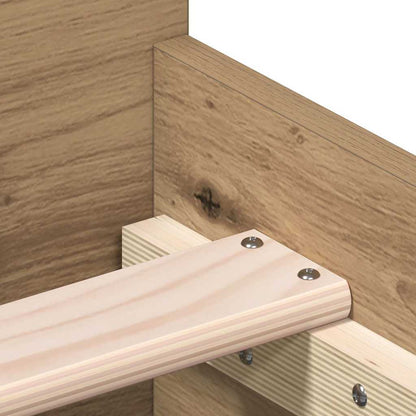 Giroletto senza Materasso Rovere Artigianale 75x190 cm | homemem39