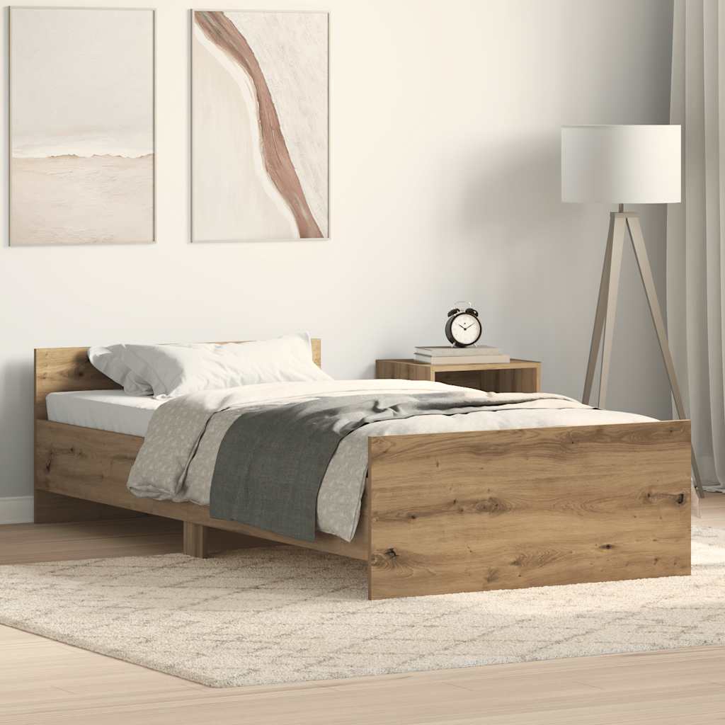 Giroletto senza Materasso Rovere Artigianale 75x190 cm | homemem39