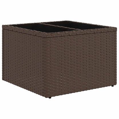Set Divano da Giardino 6 pz con Cuscini Marrone in Polyrattan | homemem39