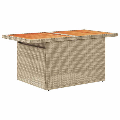 Set Divani da Giardino 7 pz con Cuscini Beige in Polyrattan | homemem39