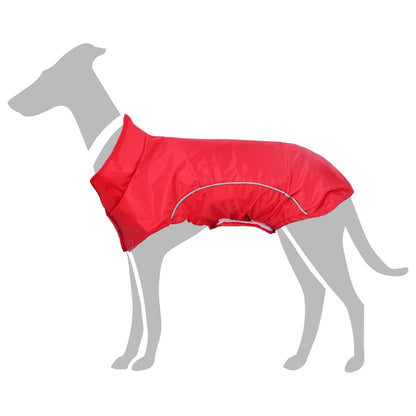 Impermeabile per Cani con Strisce Riflettenti Poliestere XXS