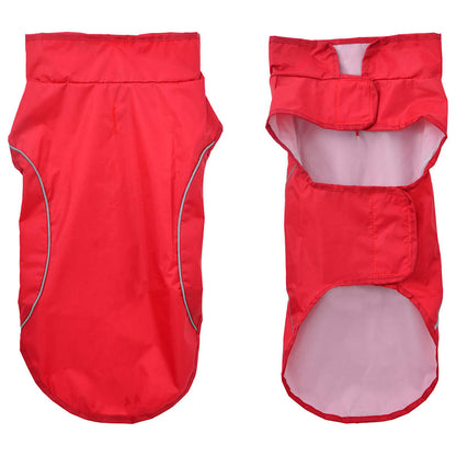 Impermeabile per Cani con Strisce Riflettenti Poliestere XS | homemem39
