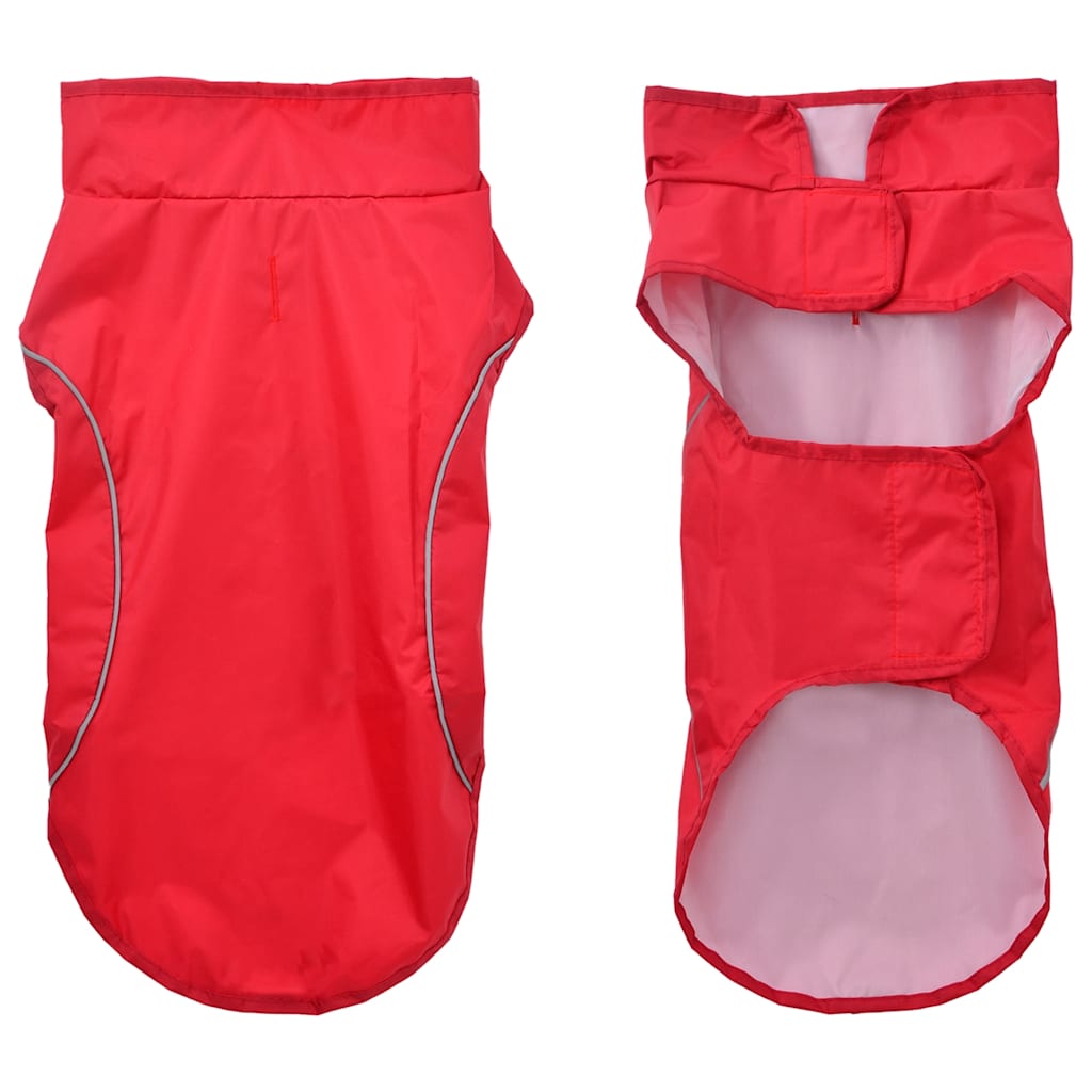 Impermeabile per Cani con Strisce Riflettenti Poliestere S | homemem39