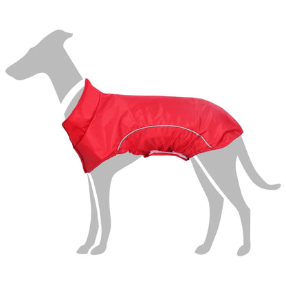 Impermeabile per Cani con Strisce Riflettenti Poliestere S | homemem39