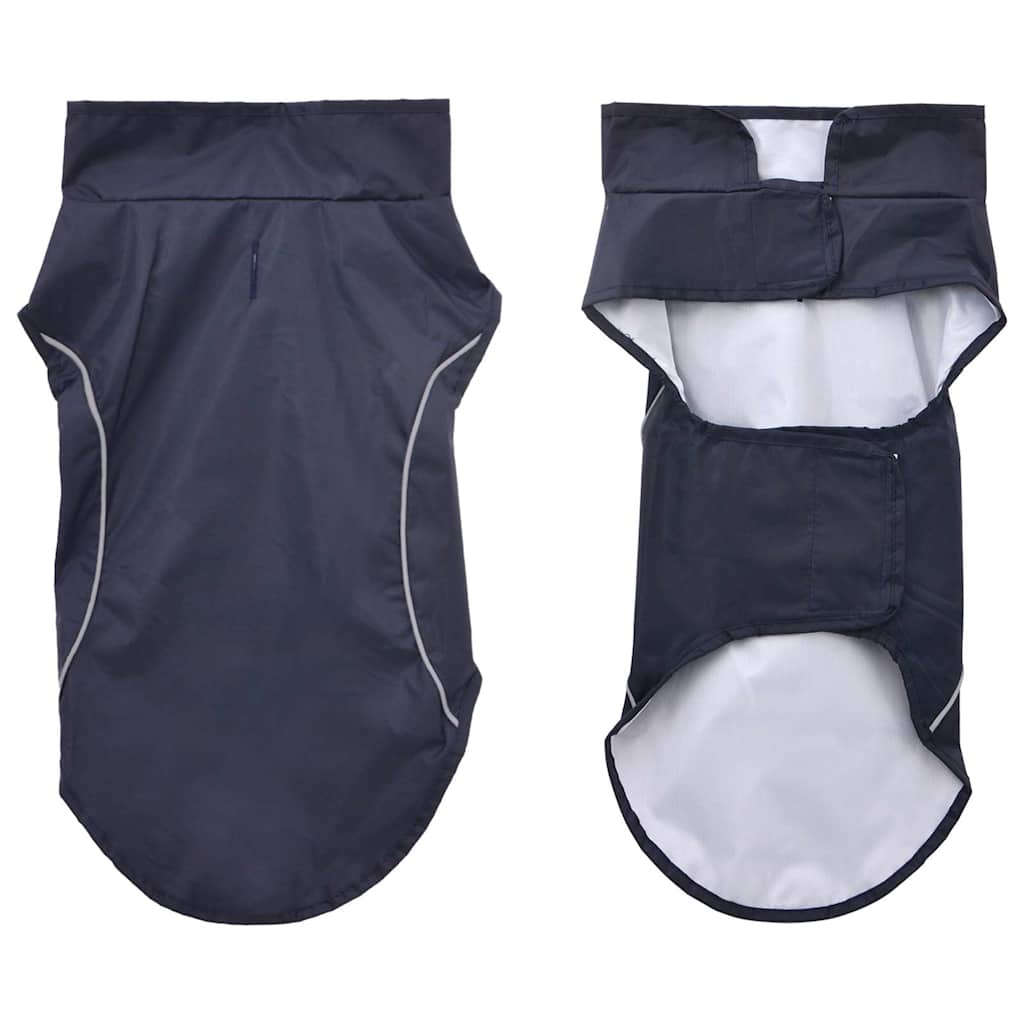 Impermeabile per Cani con Strisce Riflettenti Poliestere XXS