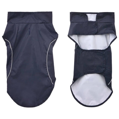 Impermeabile per Cani con Strisce Riflettenti Poliestere XXS