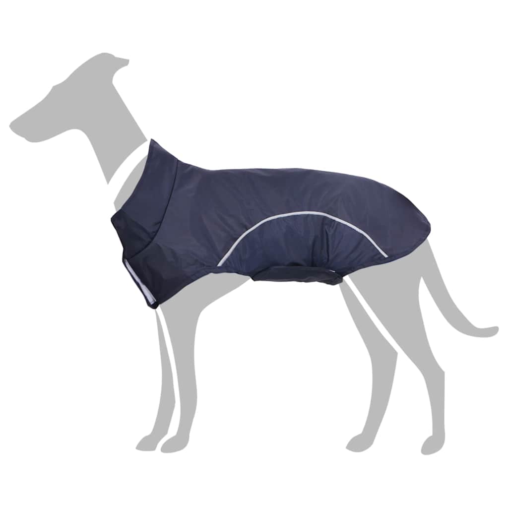 Impermeabile per Cani con Strisce Riflettenti Poliestere M | homemem39