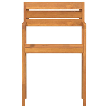 Sedie da Giardino 2 pz 50x53x80 cm Legno Massello di Acacia