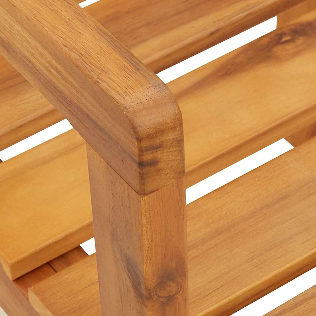 Sedie da Giardino 4 pz 50x53x80 cm Legno Massello di Acacia