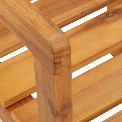 Sedie da Giardino 4 pz 50x53x80 cm Legno Massello di Acacia