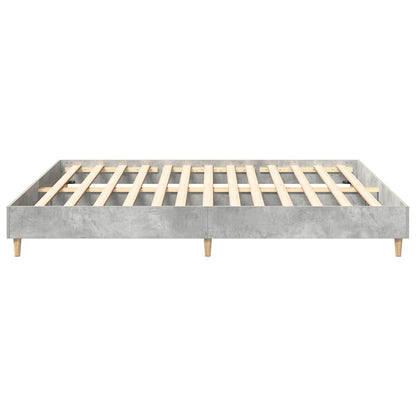Giroletto senza Materasso Grigio Cemento 200x200 cm Truciolato