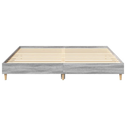 Giroletto senza Materasso Grigio Sonoma 200x200cm in Truciolato | homemem39