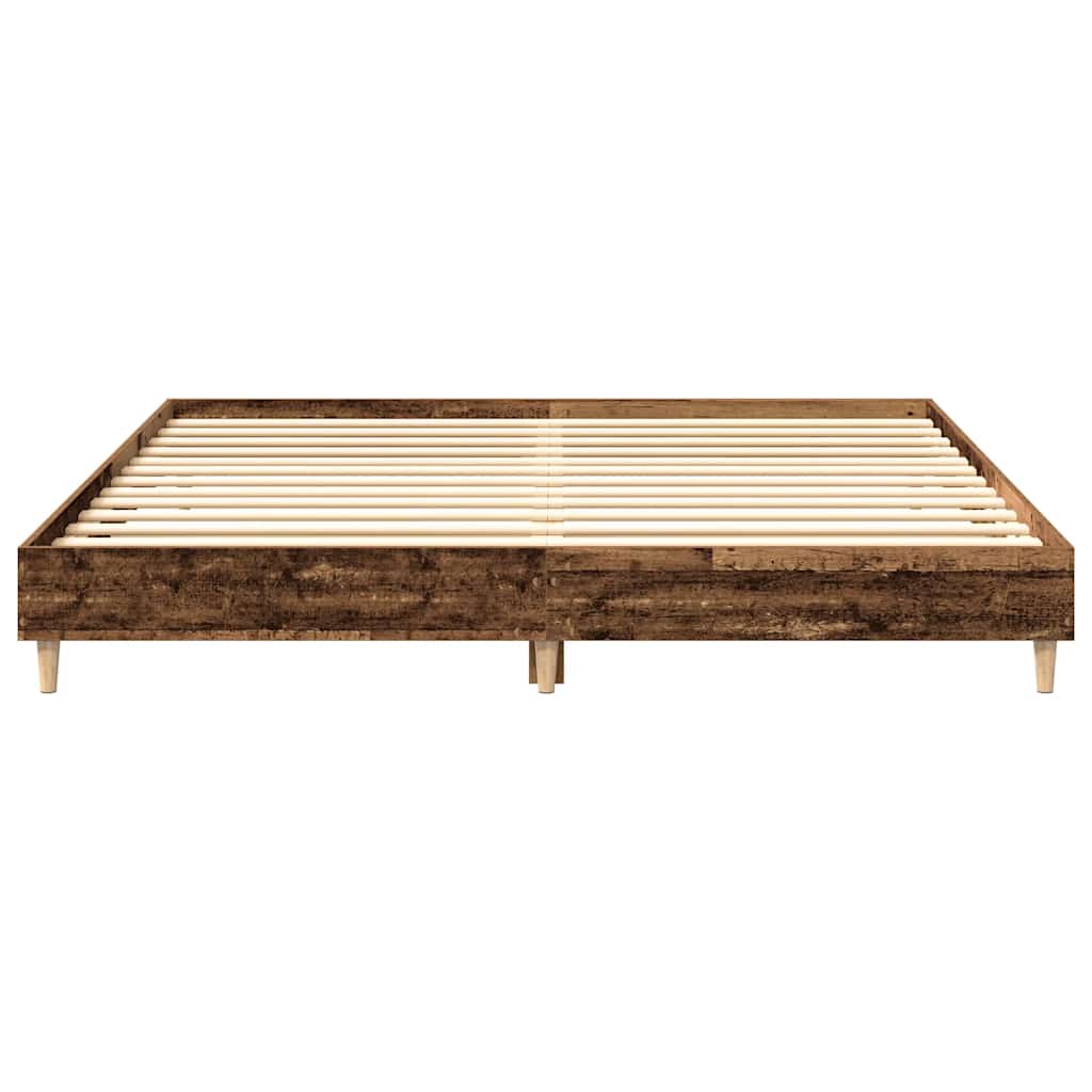 Giroletto senza Materasso Legno Antico 200x200 cm in Truciolato | homemem39