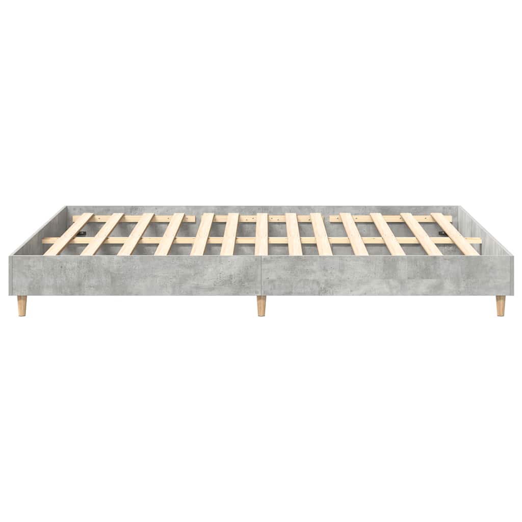 Giroletto senza Materasso Grigio Cemento 150x200 cm Truciolato | homemem39