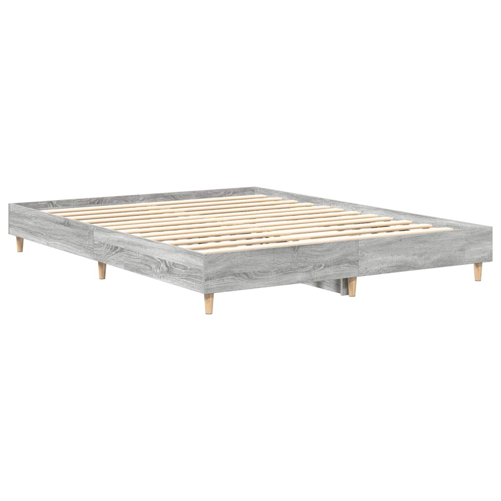 Giroletto senza Materasso Grigio Sonoma 150x200 cm Truciolato | homemem39
