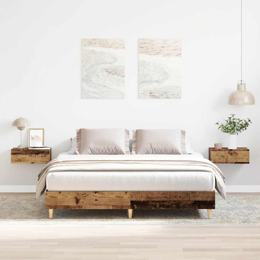 Giroletto senza Materasso Legno Antico 150x200 cm in Truciolato | homemem39