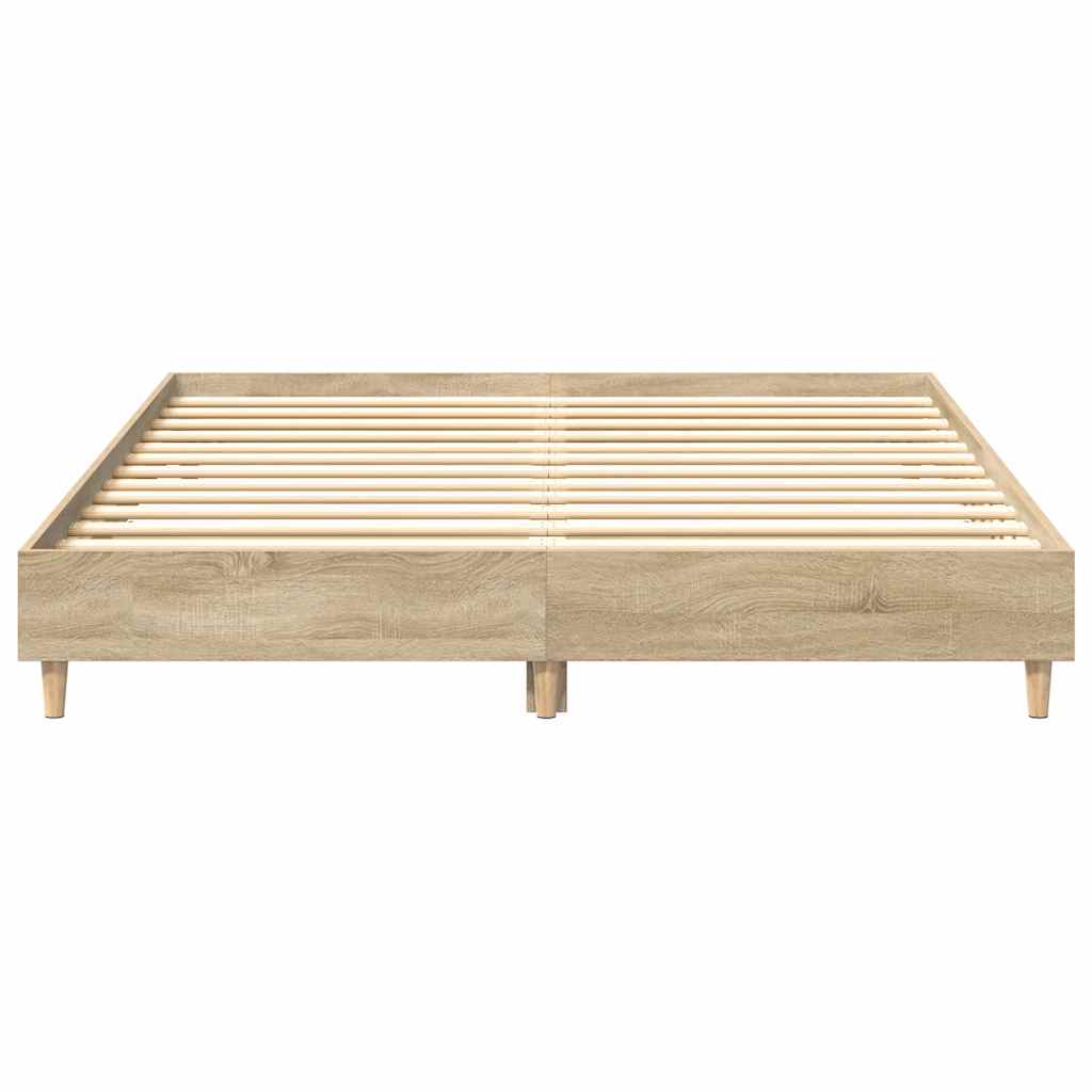 Giroletto senza Materasso Rovere Sonoma 140x200cm in Truciolato | homemem39