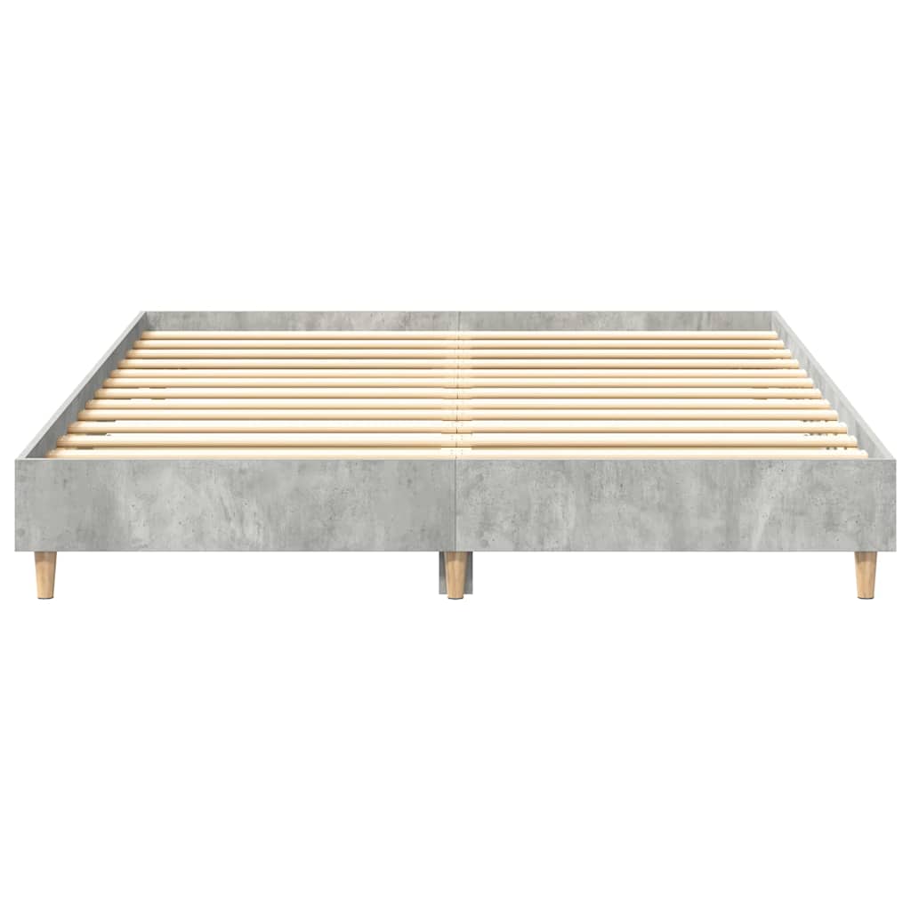 Giroletto senza Materasso Grigio Cemento 140x200 cm Truciolato | homemem39