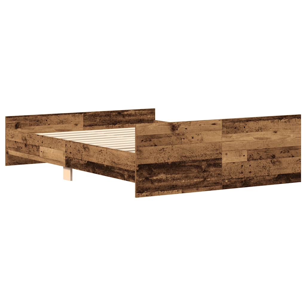 Giroletto senza Materasso Legno Antico 120x200cm in Truciolato - homemem39