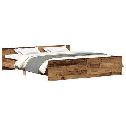 Giroletto senza Materasso Legno Antico 160x200 cm in Truciolato | homemem39