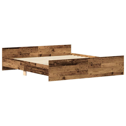 Giroletto senza Materasso Legno Antico 160x200 cm in Truciolato | homemem39