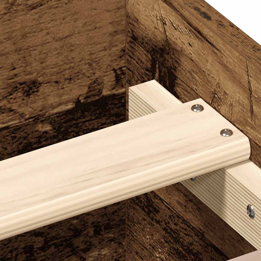 Giroletto senza Materasso Legno Antico 160x200 cm in Truciolato | homemem39
