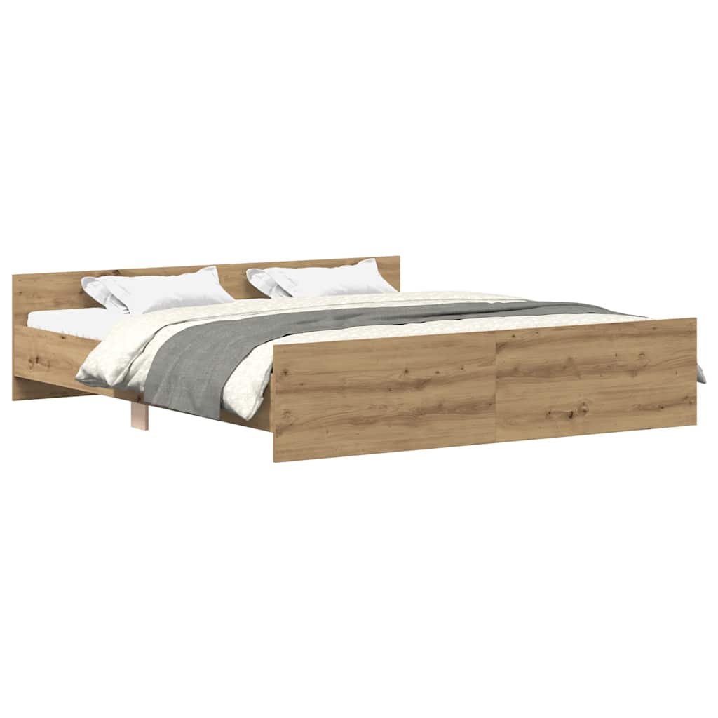 Giroletto senza Materasso Rovere Artigianale 160x200 cm | homemem39