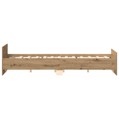 Giroletto senza Materasso Rovere Artigianale 160x200 cm | homemem39