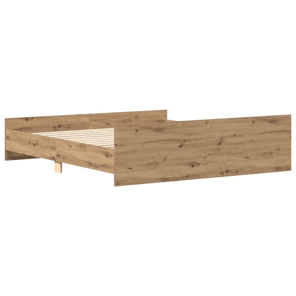 Giroletto senza Materasso Rovere Artigianale 160x200 cm | homemem39
