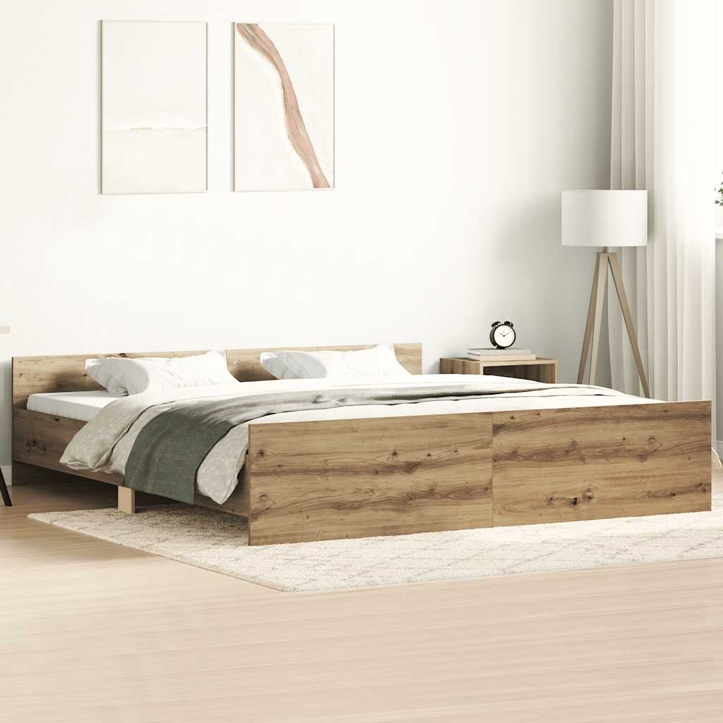 Giroletto senza Materasso Rovere Artigianale 160x200 cm | homemem39