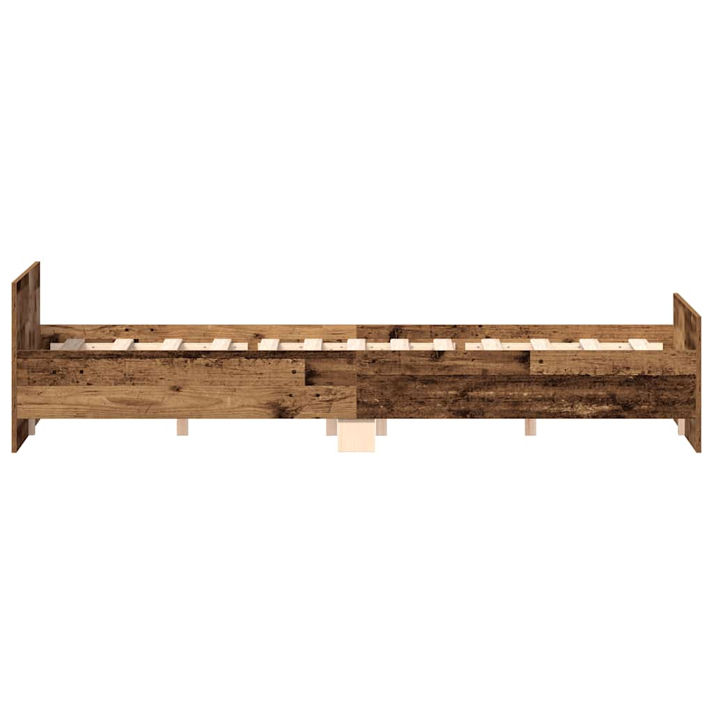 Giroletto senza Materasso Legno Antico 120x190cm in Truciolato | homemem39