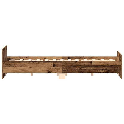 Giroletto senza Materasso Legno Antico 120x190cm in Truciolato | homemem39