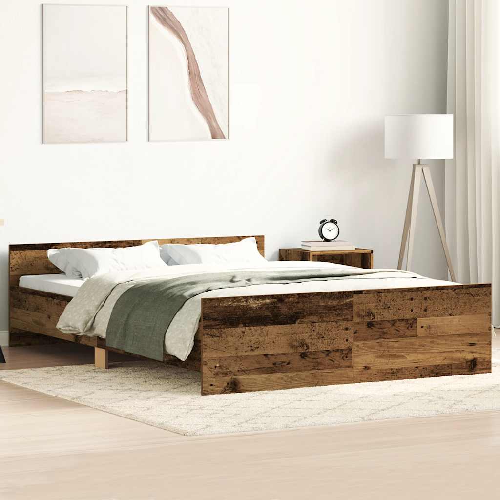 Giroletto senza Materasso Legno Antico 140x190cm in Truciolato - homemem39