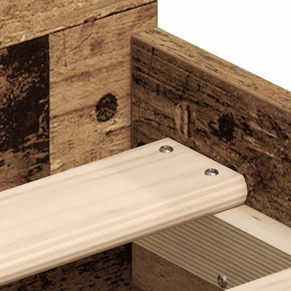 Giroletto senza Materasso Legno Antico 90x200cm in Truciolato | homemem39