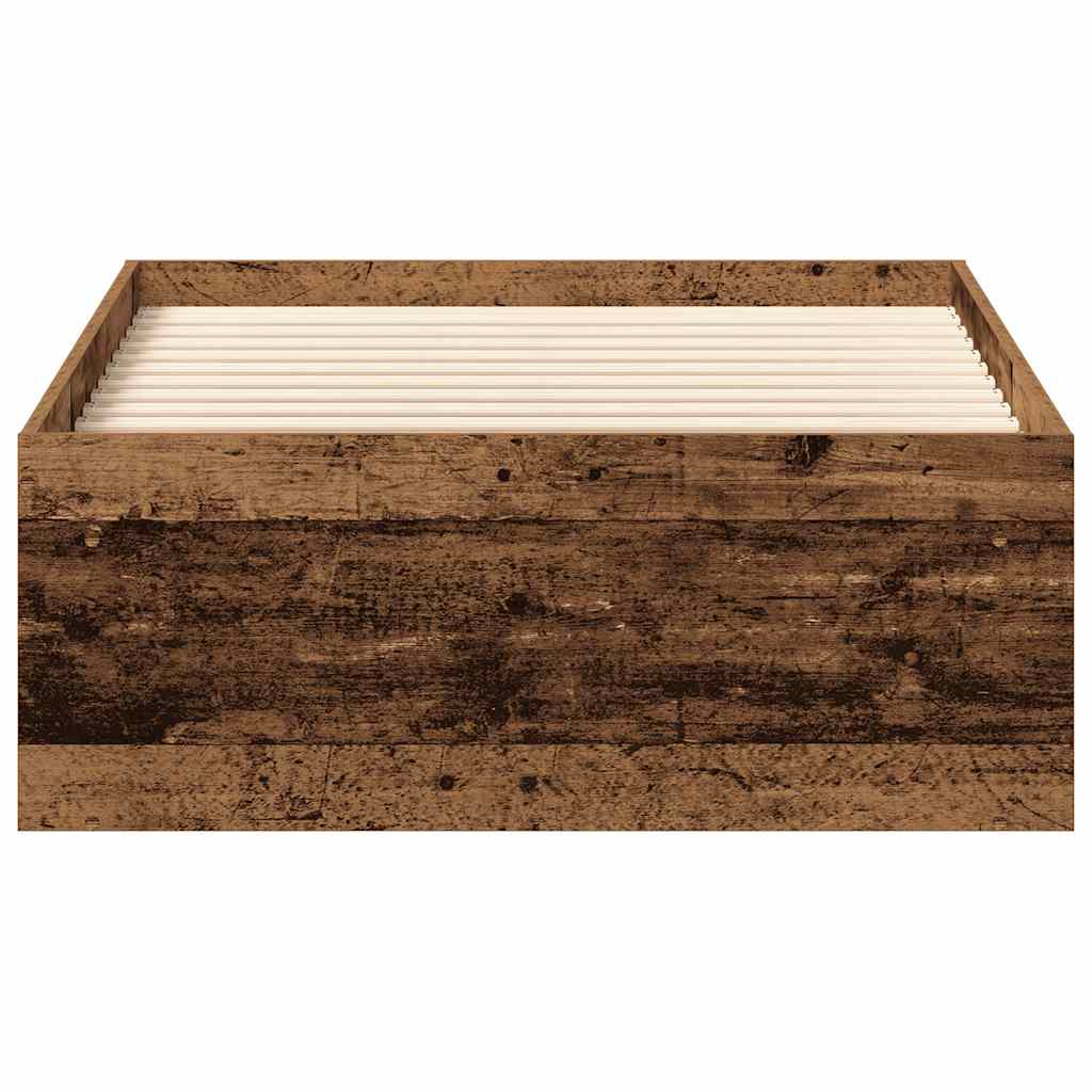 Giroletto senza Materasso Legno Antico 90x200cm in Truciolato | homemem39