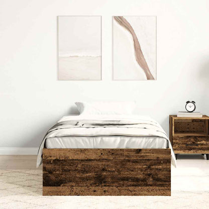 Giroletto senza Materasso Legno Antico 100x200cm in Truciolato - homemem39
