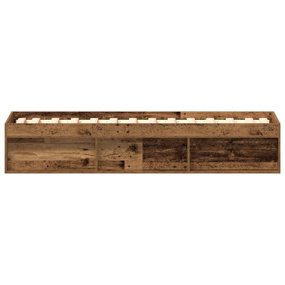 Giroletto senza Materasso Legno Antico 90x190cm in Truciolato | homemem39