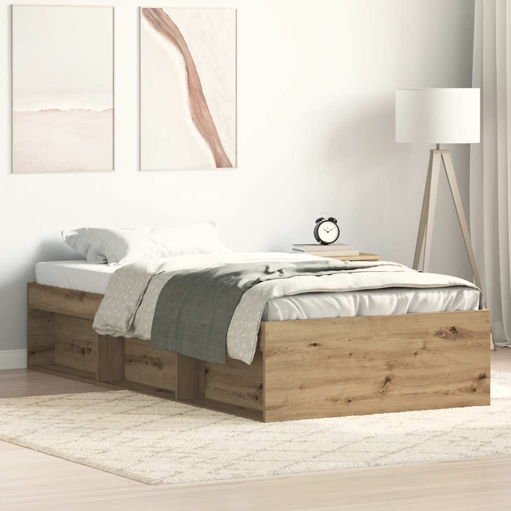 Giroletto senza Materasso Rovere Artigianale 90x190cm | homemem39