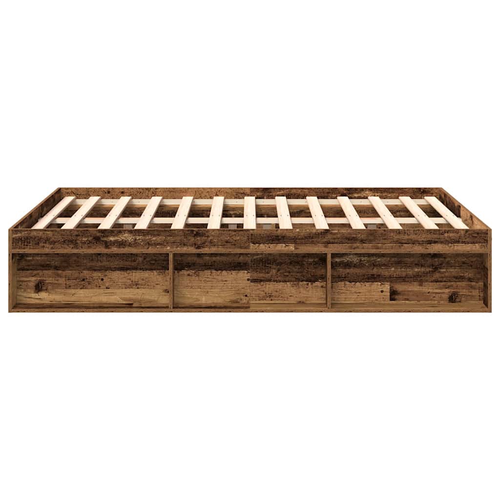 Giroletto senza Materasso Legno Antico 120x200cm in Truciolato - homemem39