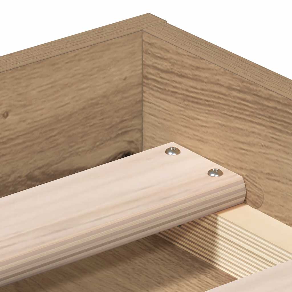 Giroletto senza Materasso Rovere Artigianale 120x200cm - homemem39