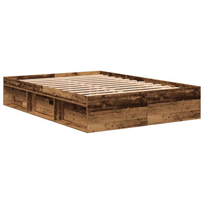Giroletto senza Materasso Legno Antico 140x200cm in Truciolato | homemem39