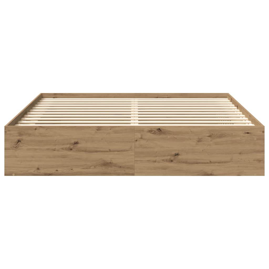 Giroletto senza Materasso Rovere Artigianale 200x200 cm | homemem39