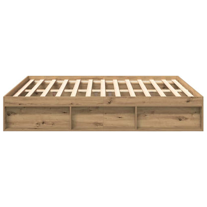 Giroletto senza Materasso Rovere Artigianale 200x200 cm | homemem39