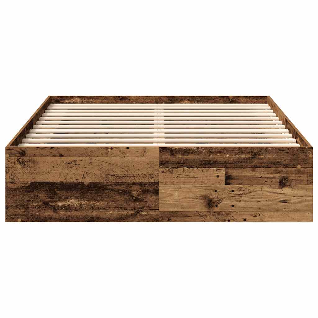 Giroletto senza Materasso Legno Antico 120x190cm in Truciolato | homemem39