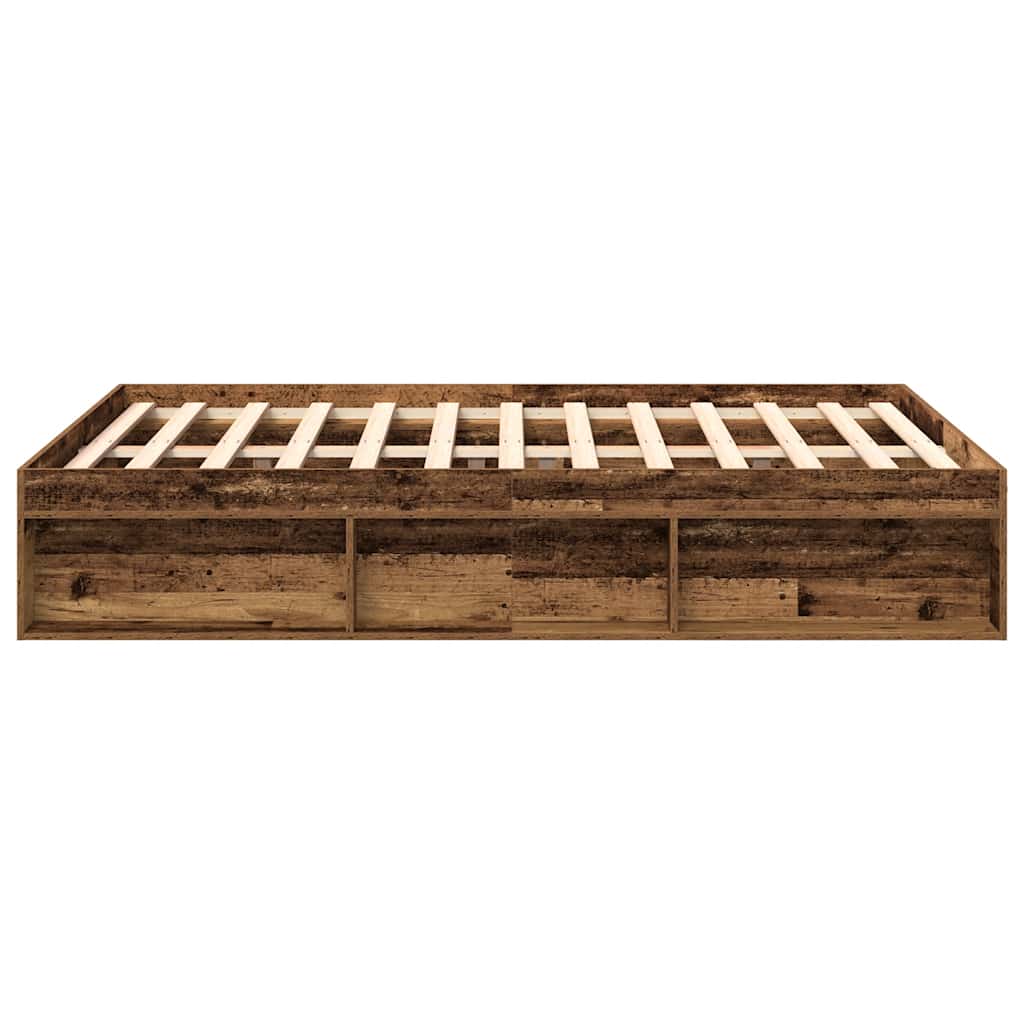 Giroletto senza Materasso Legno Antico 120x190cm in Truciolato | homemem39