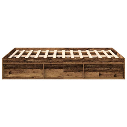 Giroletto senza Materasso Legno Antico 120x190cm in Truciolato | homemem39