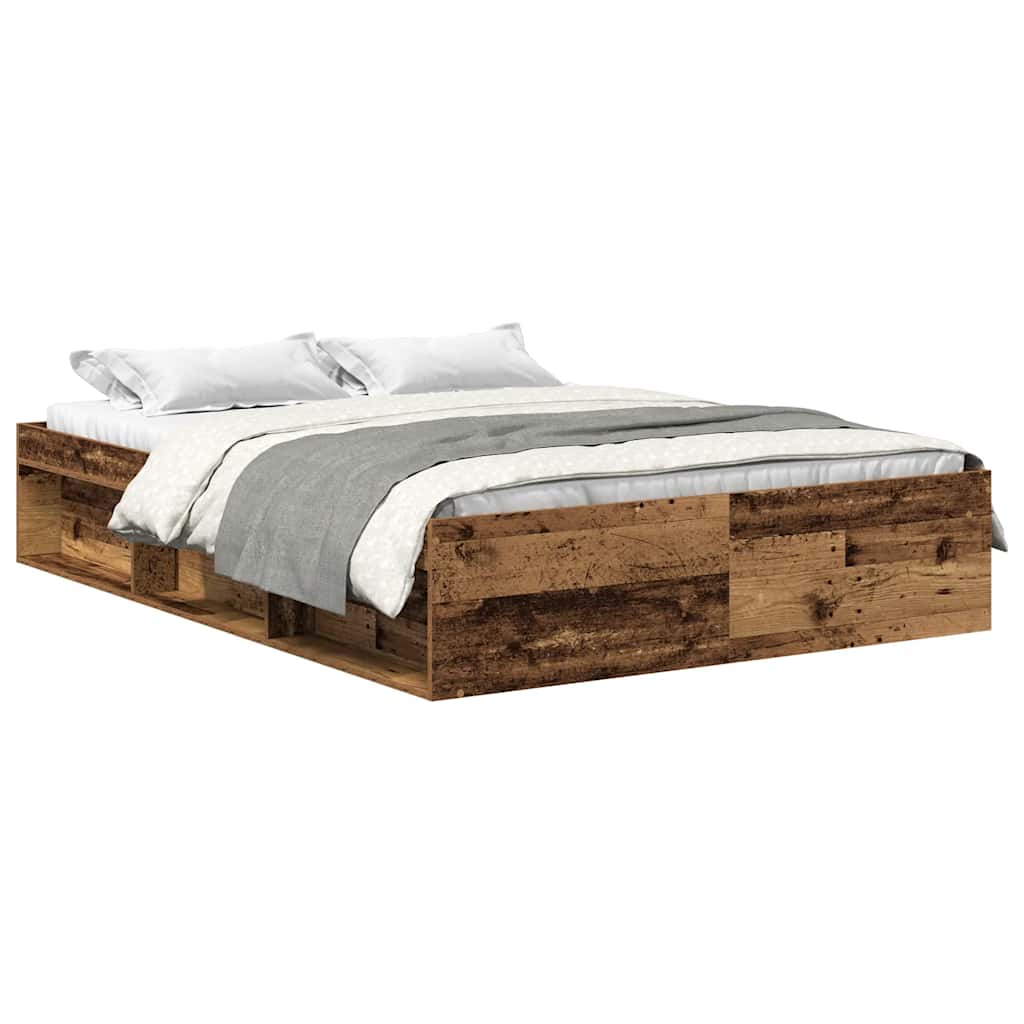 Giroletto senza Materasso Legno Antico 140x190cm in Truciolato | homemem39