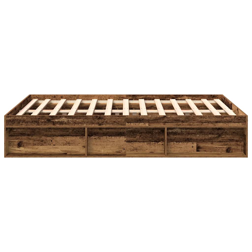 Giroletto senza Materasso Legno Antico 140x190cm in Truciolato | homemem39