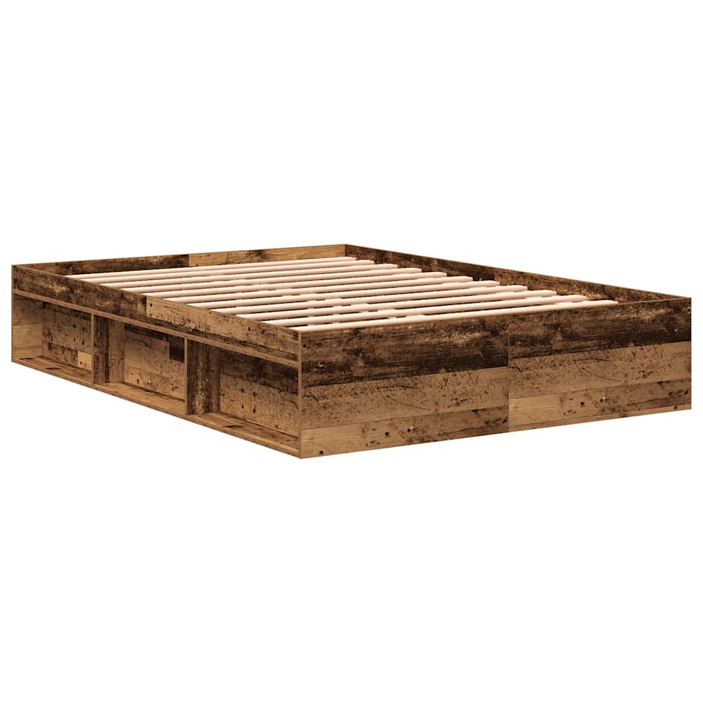 Giroletto senza Materasso Legno Antico 140x190cm in Truciolato | homemem39